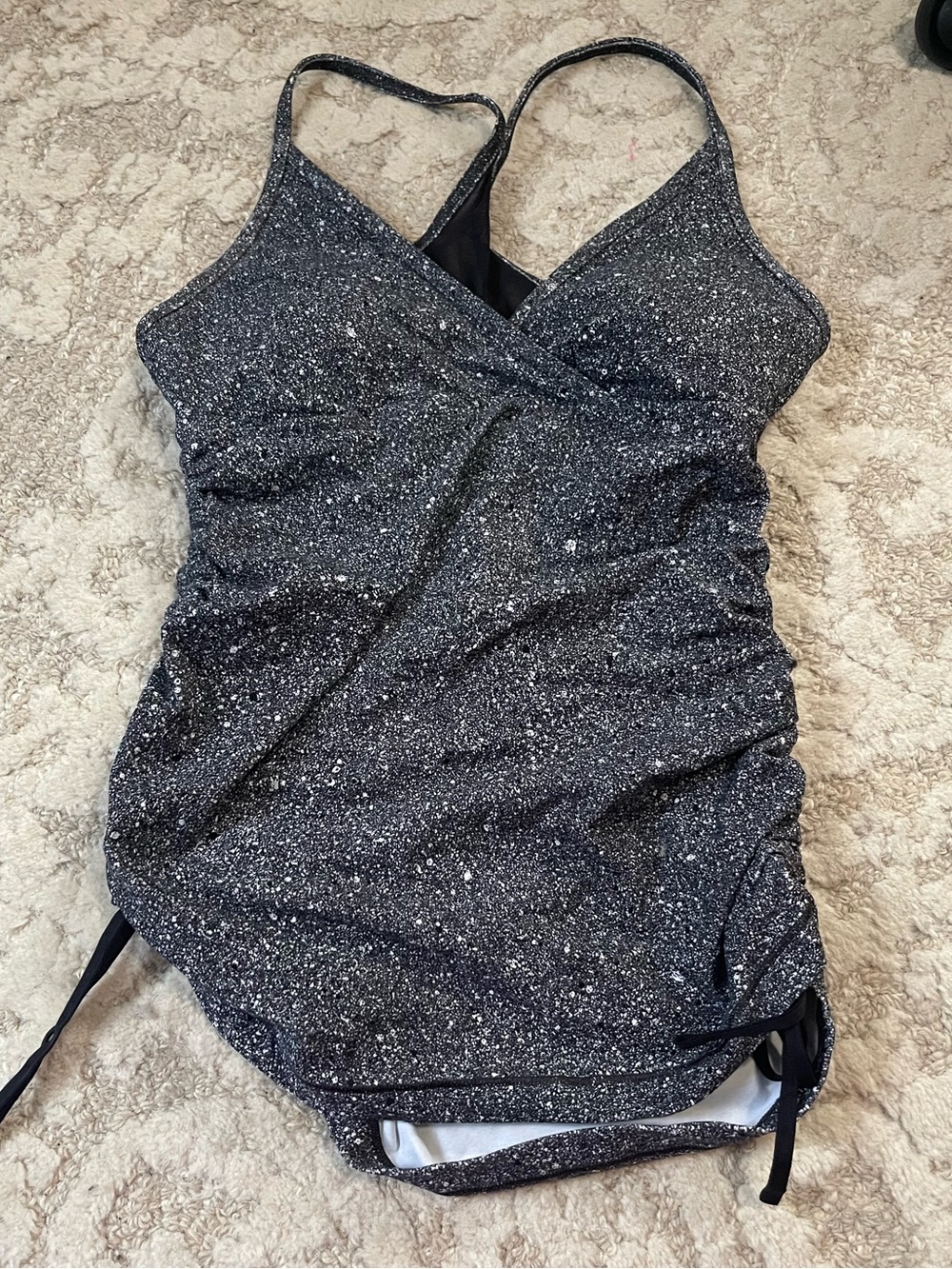 lululemon athletica Black Speckled Tank Top